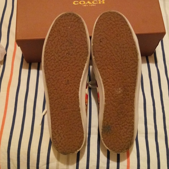 Coach Kristen Watercolor Floral Sneaker - Picture 7 of 8